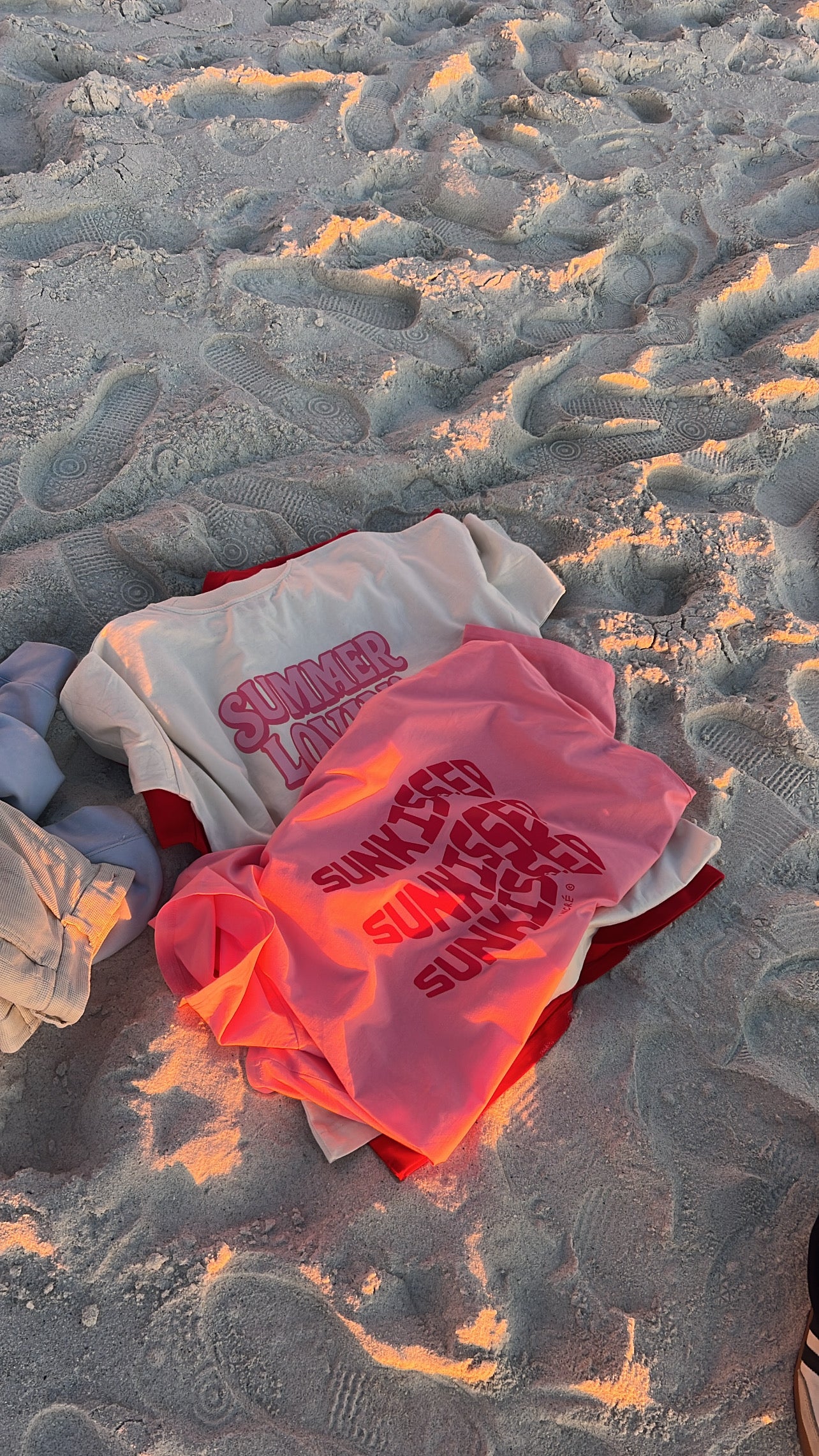 T-shirt "summer lovin" beige