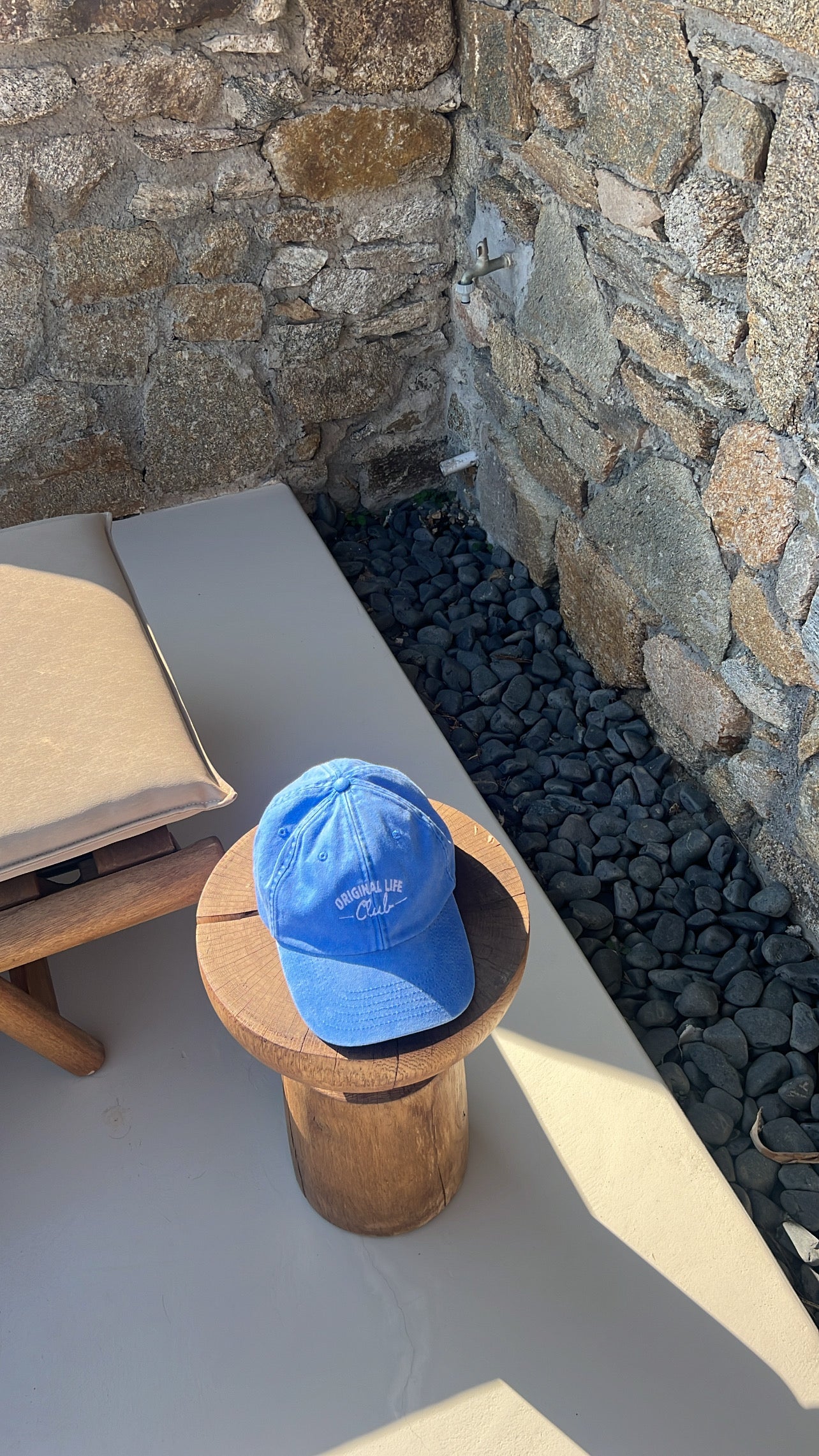 Casquette délavée « original life club »