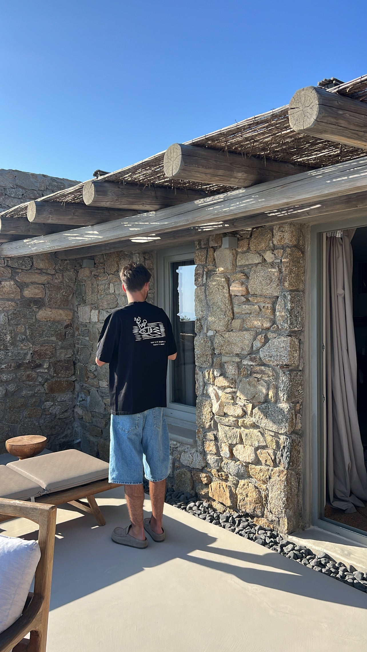 T-shirt "Ancré x M.Koeur" noir