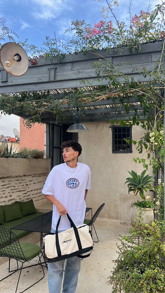 Sac de voyage brodé "callin" (précommande)