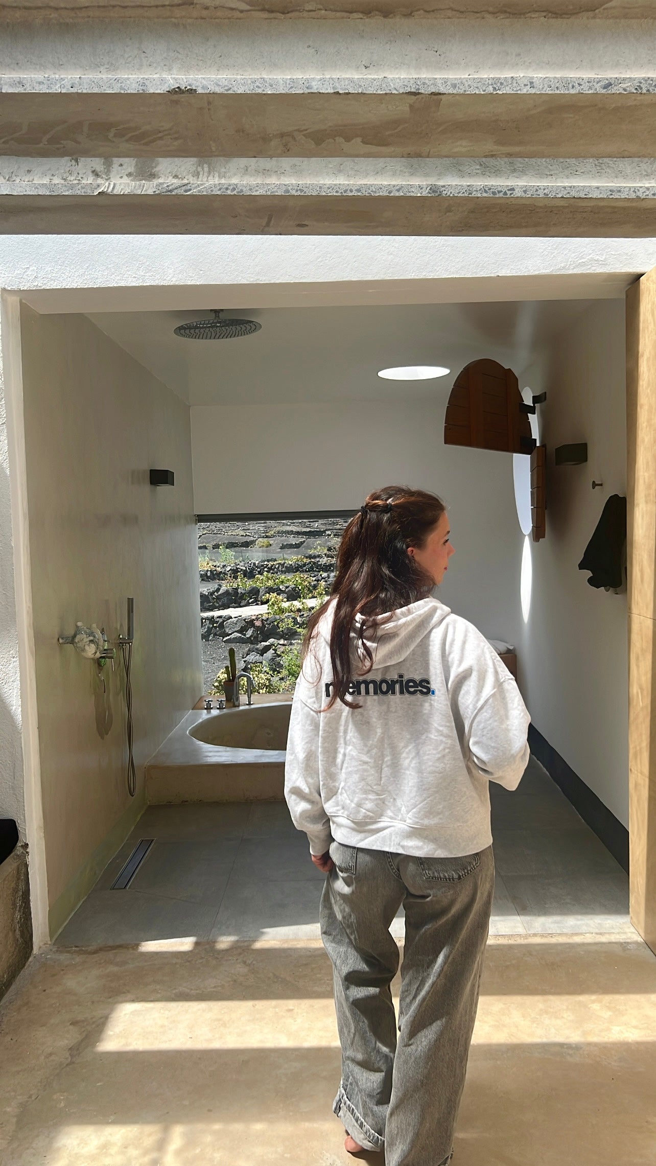 Hoodie zippé "memories" (coupe femme)