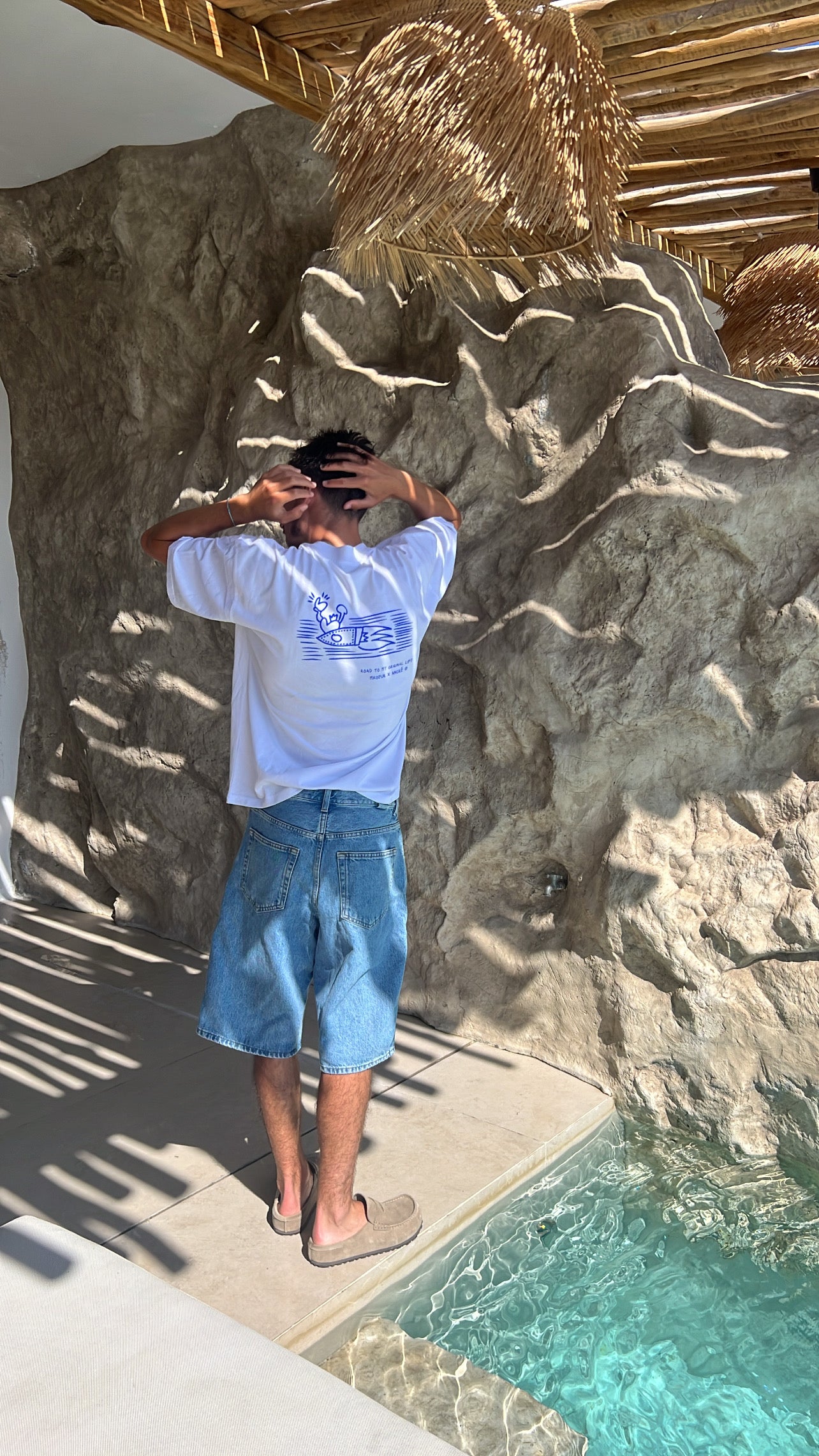 T-shirt "Ancré x M.Koeur" blanc