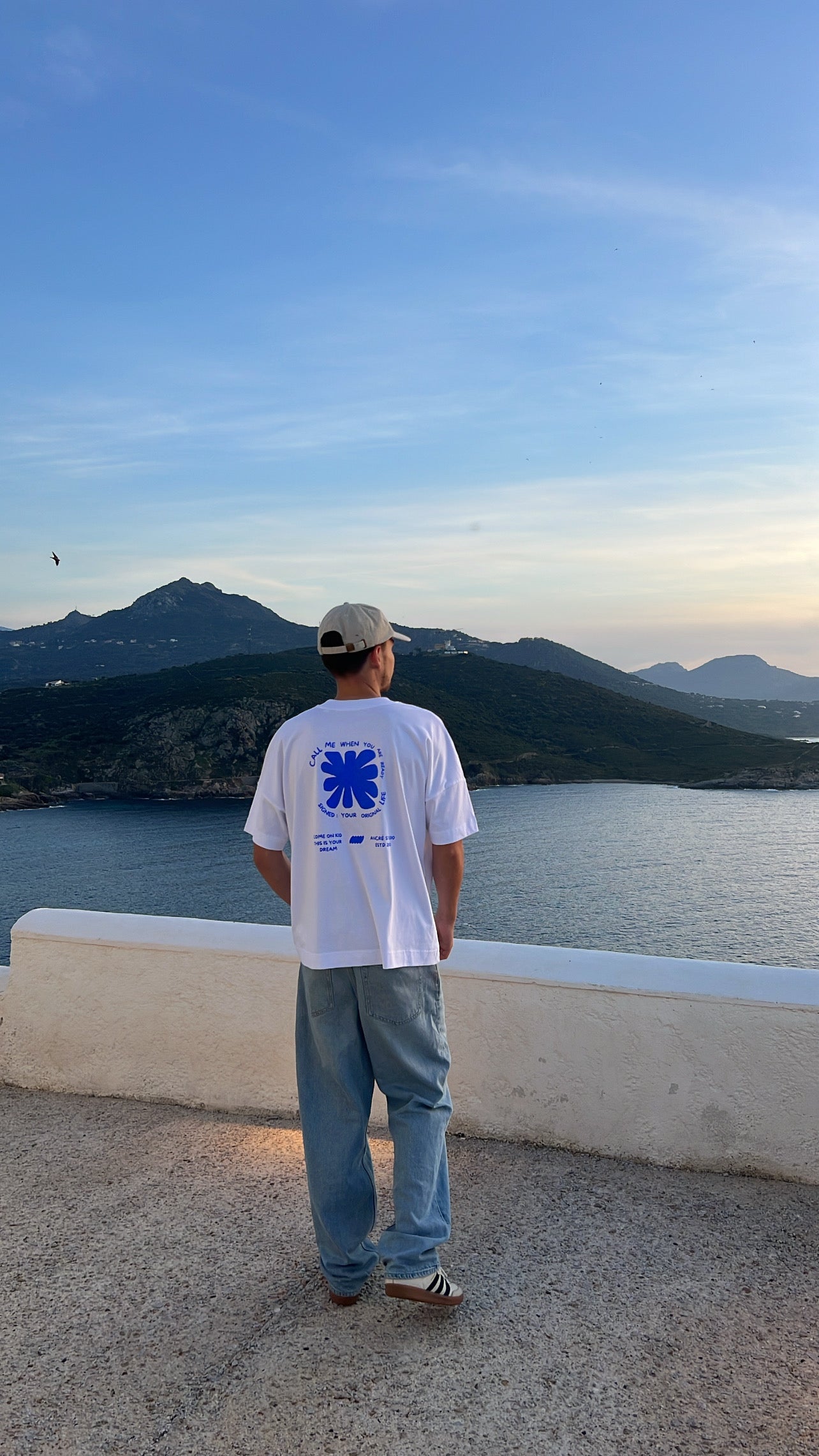 T-shirt "signature" blanc