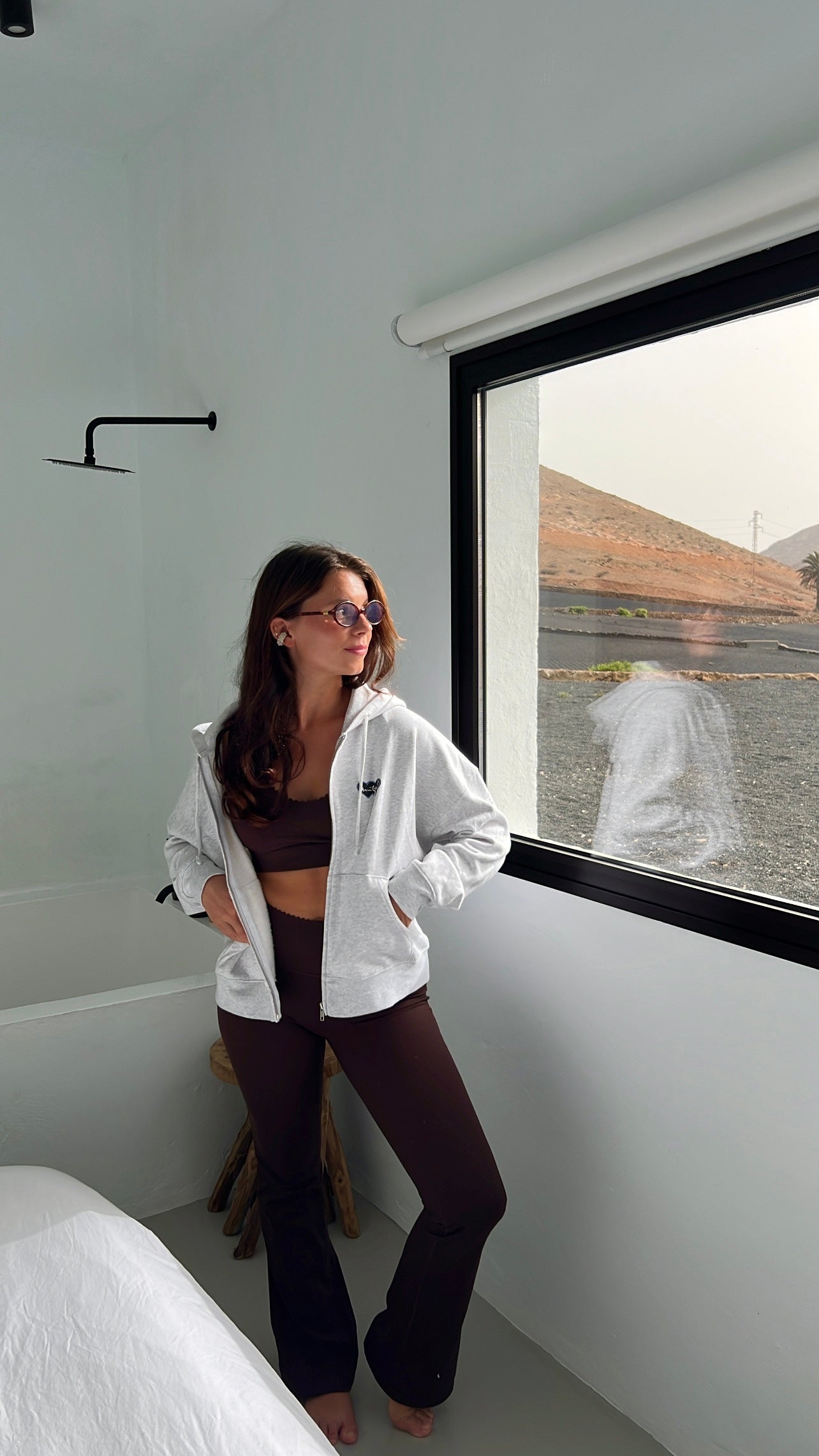 Hoodie zippé "memories" (coupe femme)
