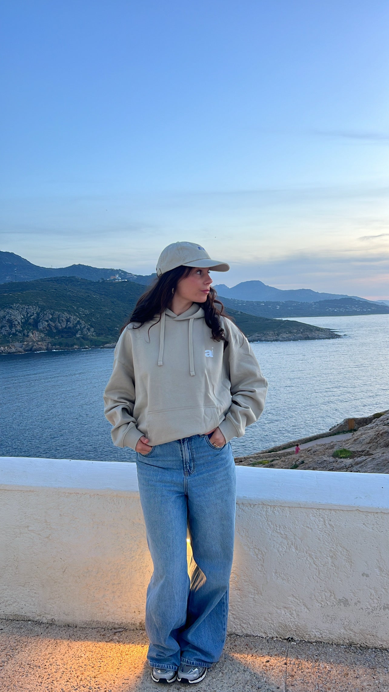 Casquette "vitamin sea" délavé beige