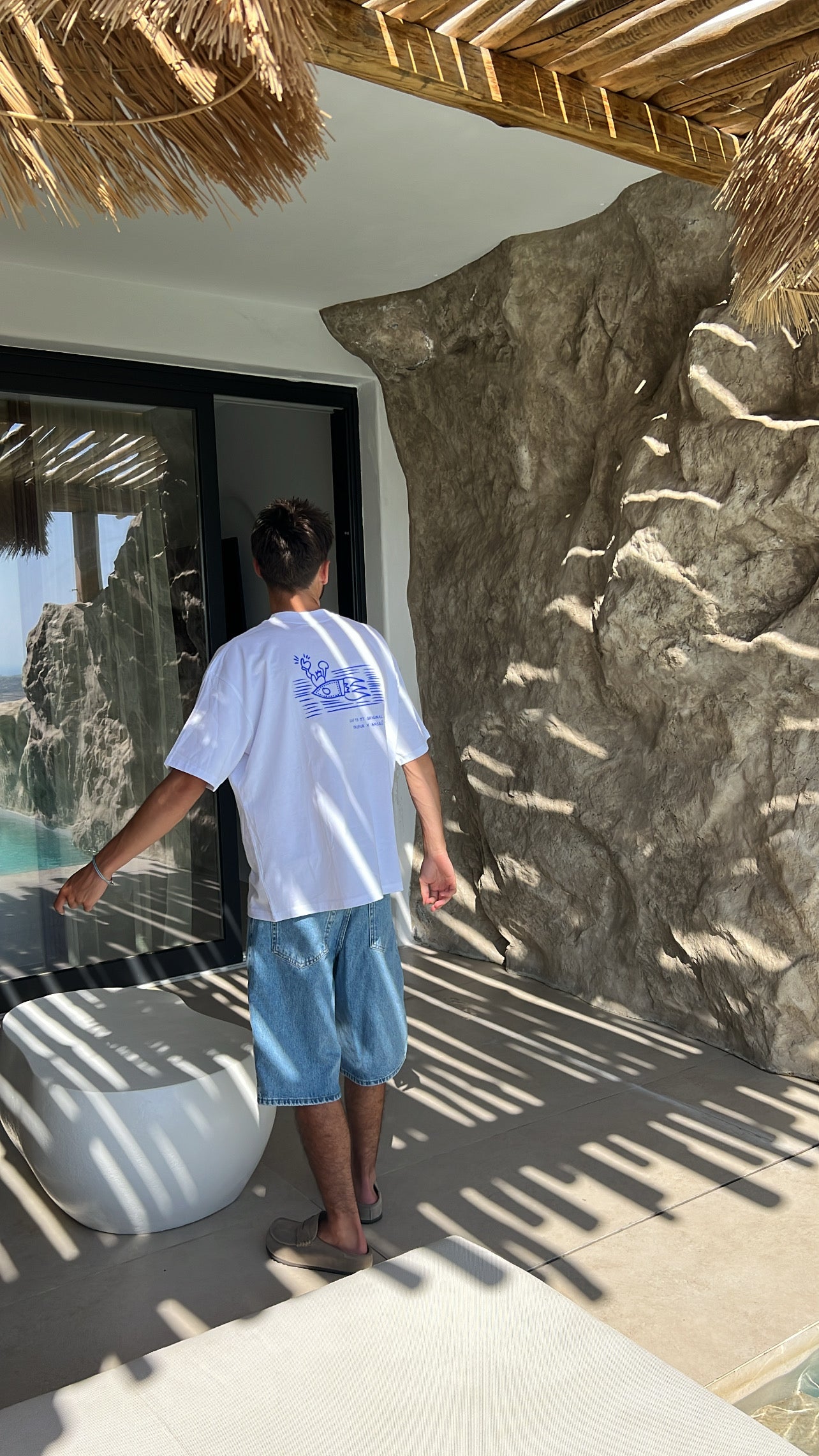 T-shirt "Ancré x M.Koeur" blanc