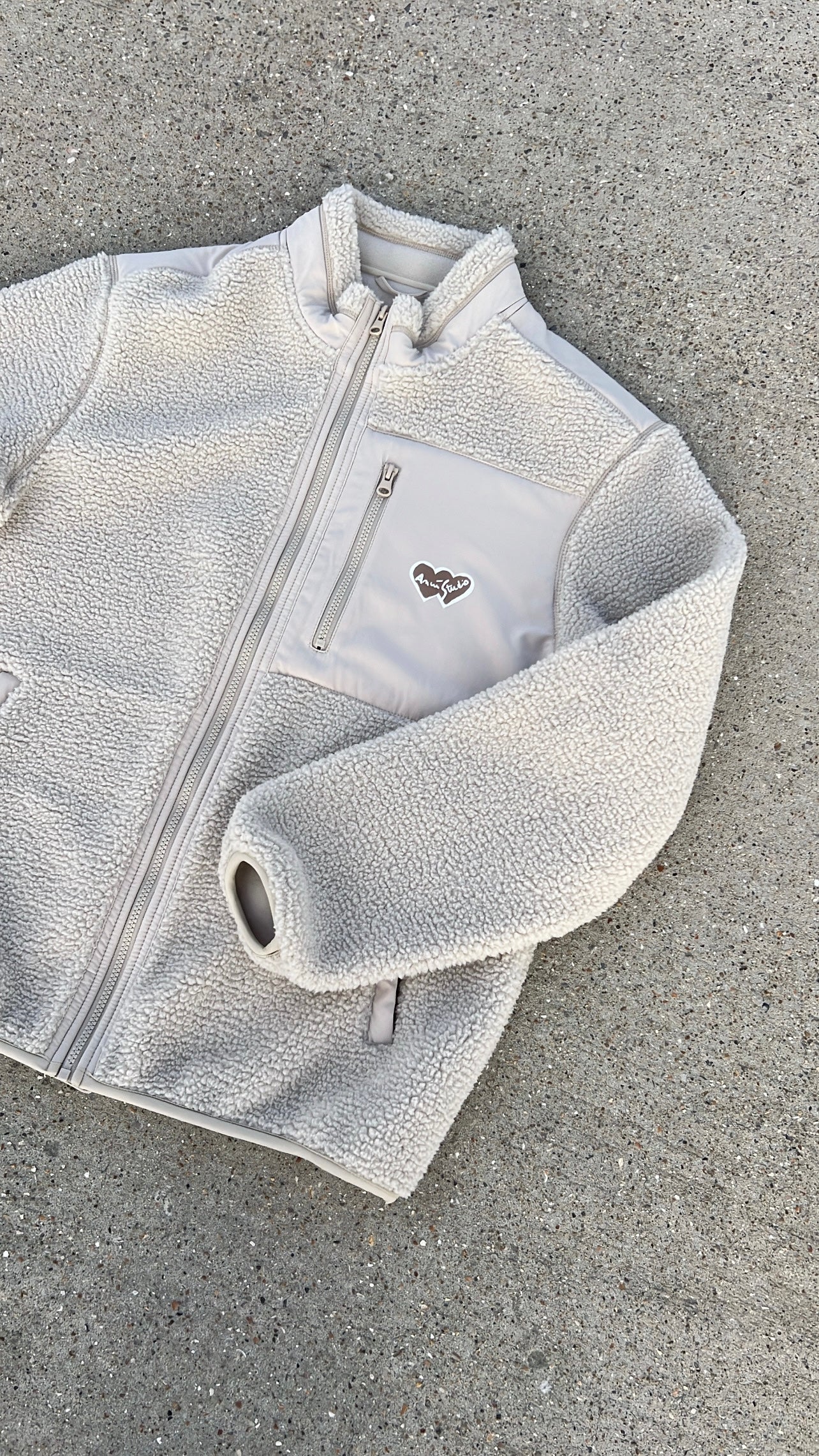 Sherpa « ancré studio » beige