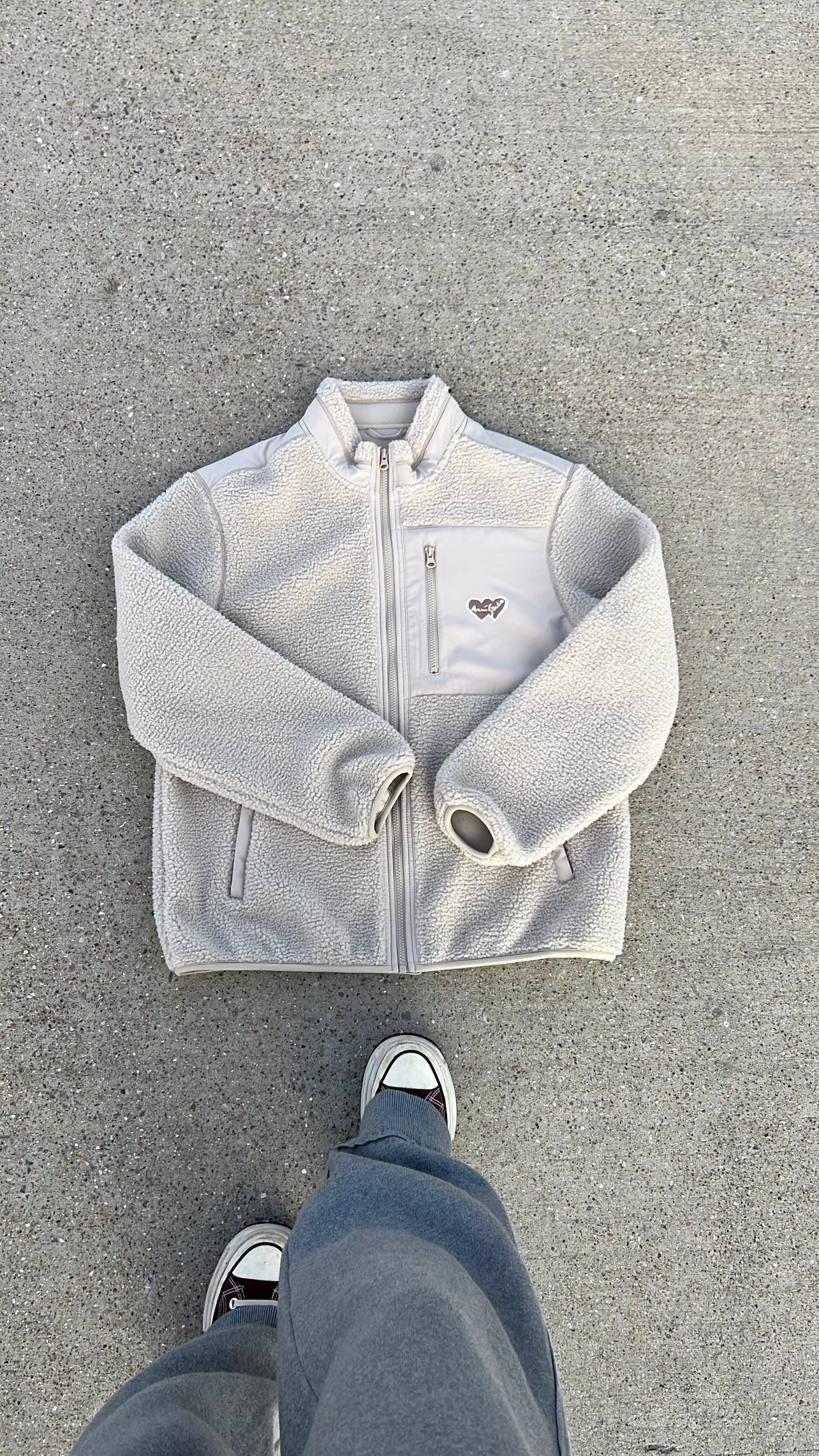 Sherpa « ancré studio » beige
