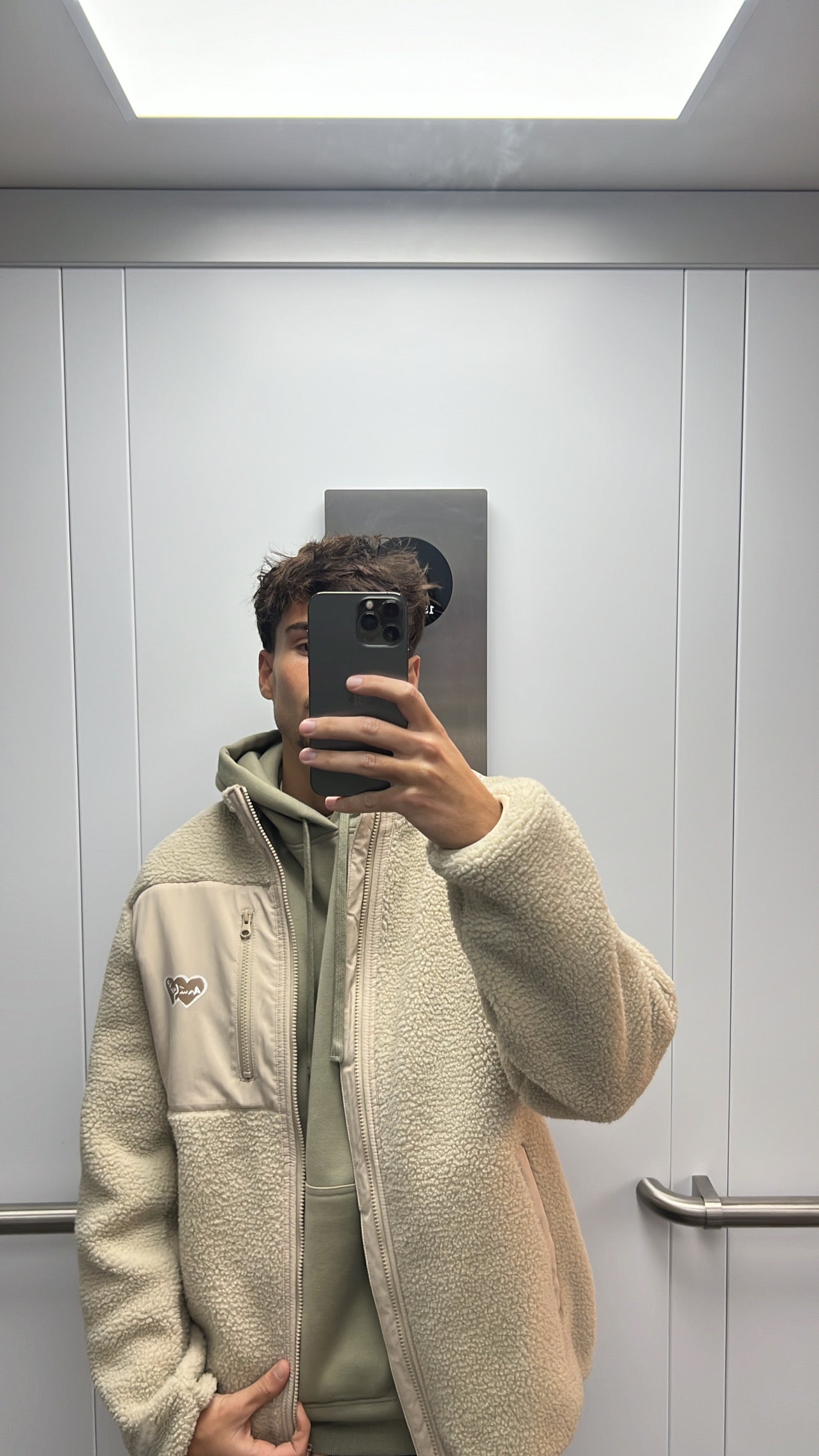 Sherpa « ancré studio » beige