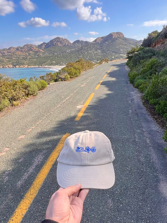 Casquette  "vitamin sea" délavé beige