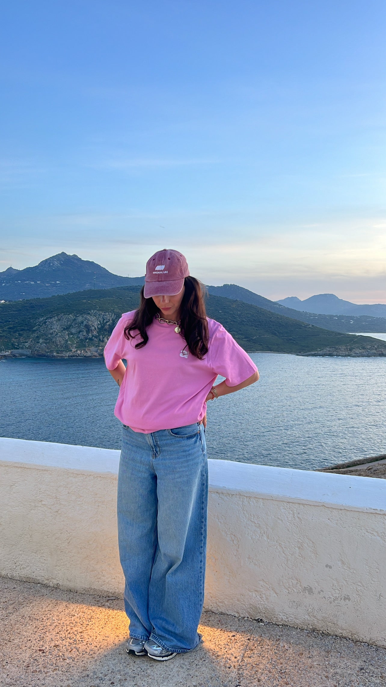 T-shirt "summer things" rose