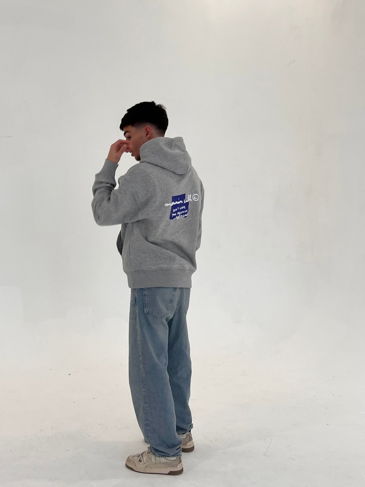 Sweat "Morning call" gris