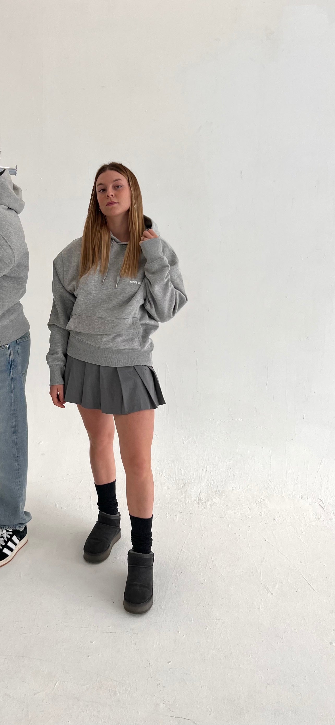 Sweat "Morning call" gris