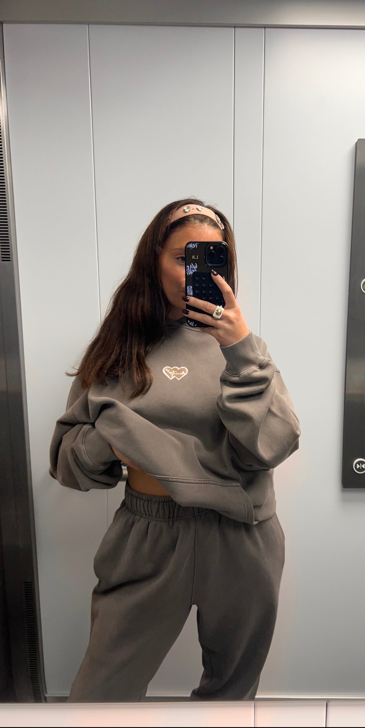 Sweat « change the rules » delavé marron