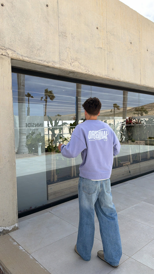 Sweat sans capuche "original" violet