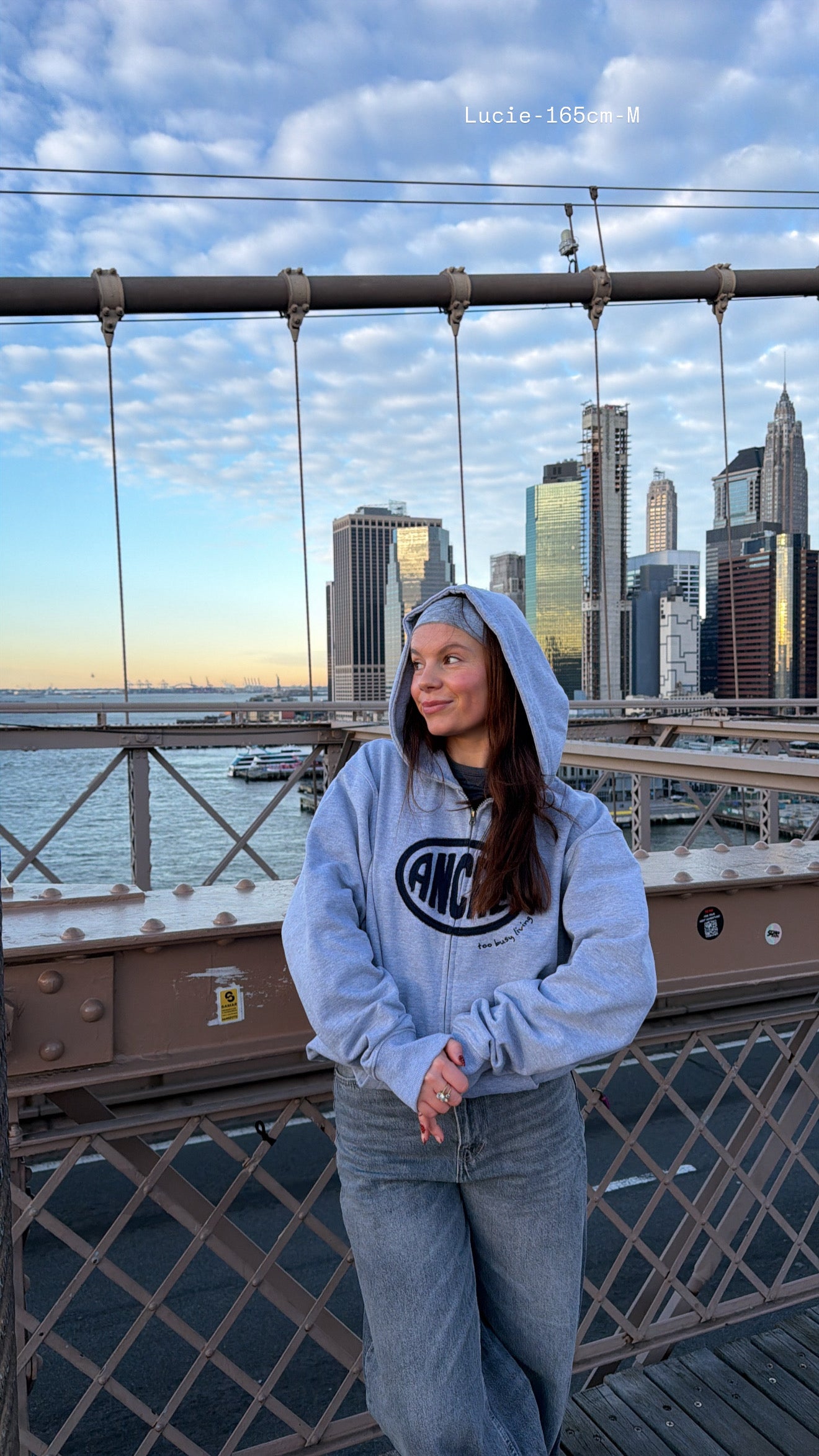 Hoodie zippé "cut fabric" gris chiné