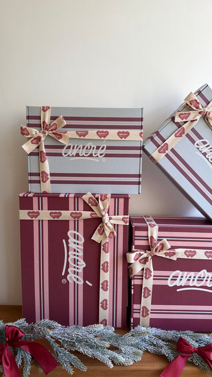 Coffret simple sweat "logo ancré" bouclette gris