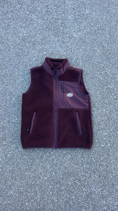 Sherpa sans manches "cherry"