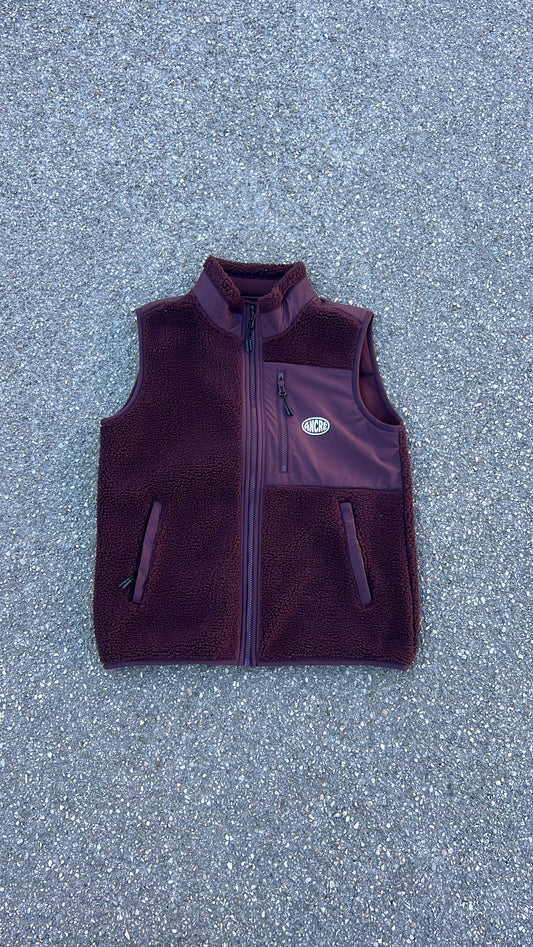 Sherpa sans manches "cherry"