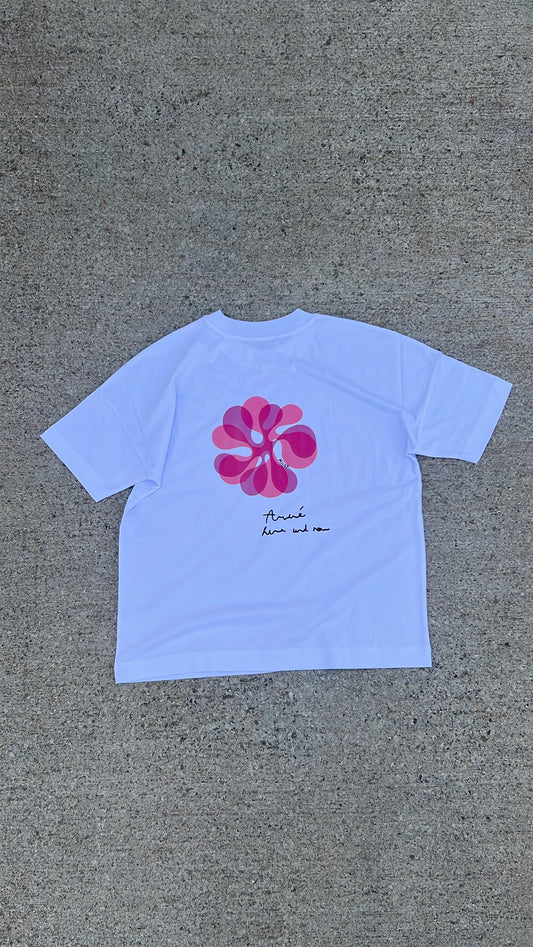 T-shirt « Ancré x Milox » rose