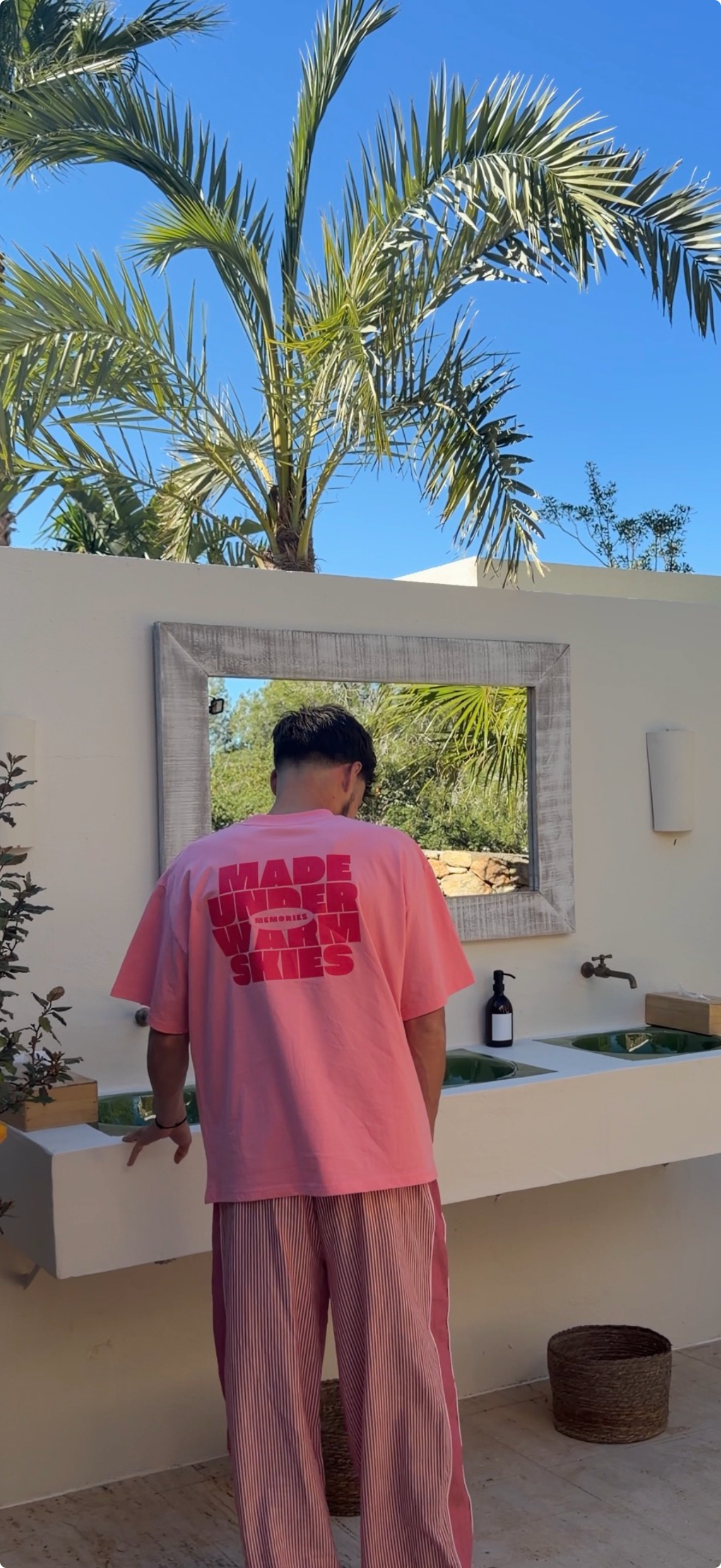 T-shirt "memories" rose