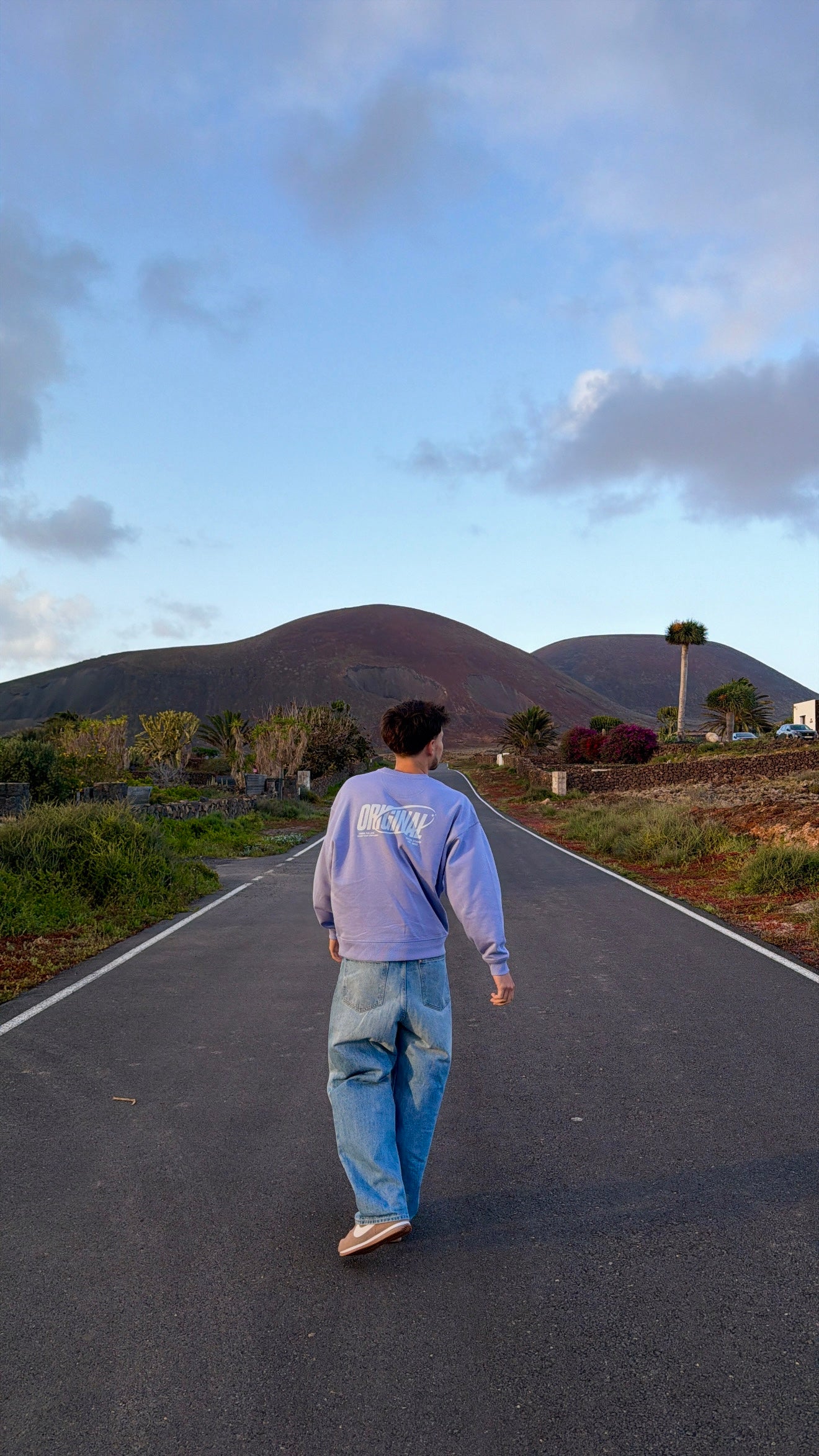Sweat sans capuche "original" violet