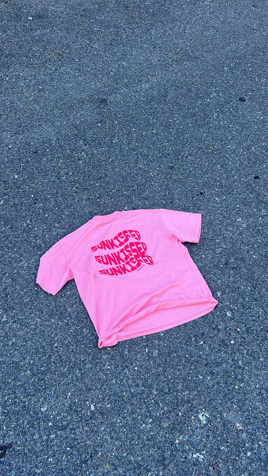 T-shirt "sunkissed" rose