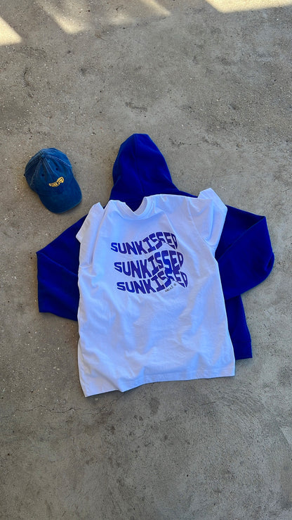 T-shirt "sunkissed" blanc