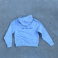 Sweat brodé « ancré » bleu pastel