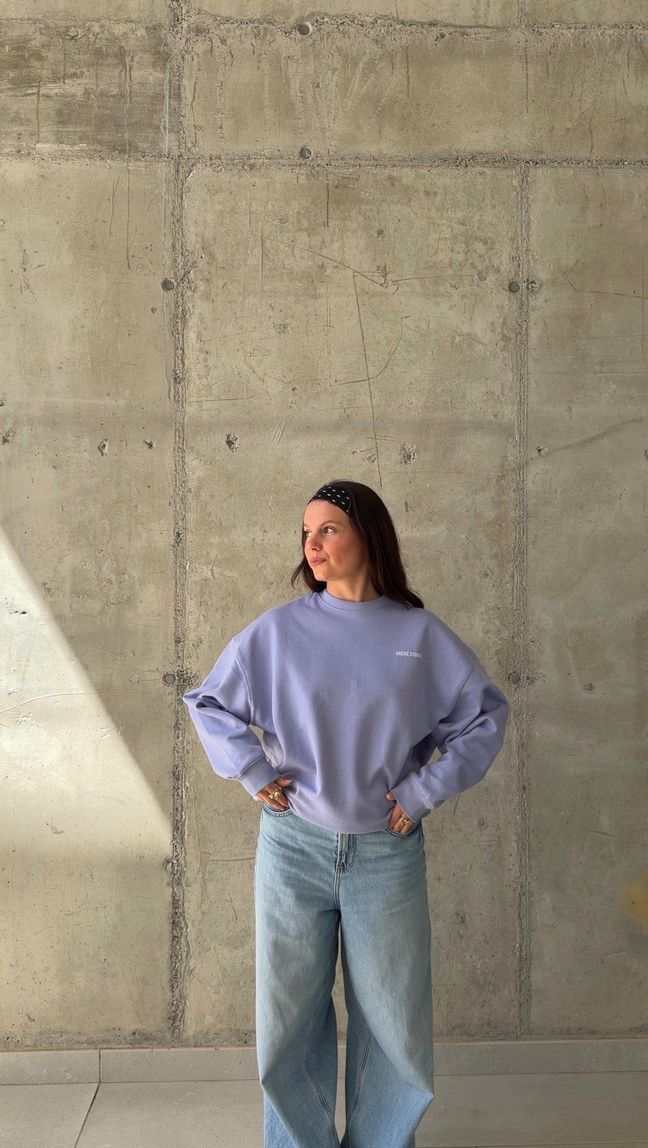 Sweat sans capuche "original" violet