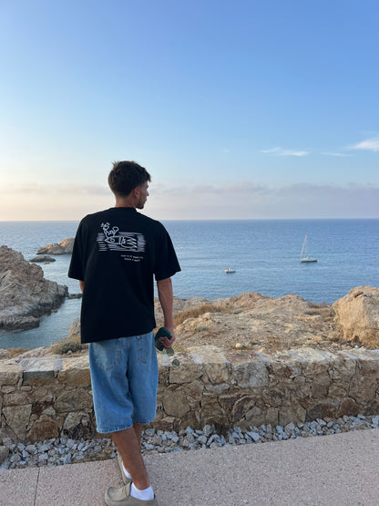 T-shirt "Ancré x M.Koeur" noir